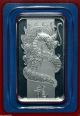 2012 Lunar Year Of The Dragon 10 Gram.  999 Pamp Suisse Fine Silver Bar In Assay Silver photo 3