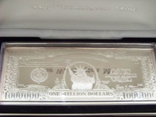 2000 Washington Million Dollar Silver Proof With photo