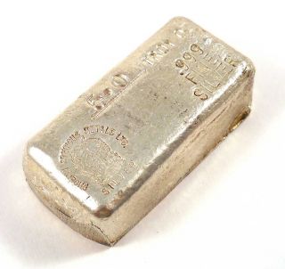 Rare Old Phoenix Precious Metals 5 Oz. .  999 Fine Silver Poured Bar photo