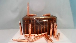 50 Ar - 15.  223 Ammo Bullion.  999 Copper Bullets Cool And Unique Made In Usa F/s photo