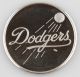 Limited Edition Dodger 100th Anniversary One Troy Ounce.  999 Silver Round Silver photo 1