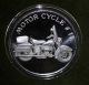 Motorcycle.  999 Silver Proof - Like 1 Oz Round Silver photo 1