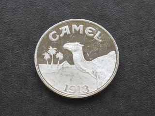 1993 Camel.  999 Silver Art Round 1 Troy Ounce C0265 photo