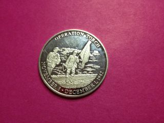 Operation Torch 1942 Wwii.  999 Silver Coin (20 Grams) photo
