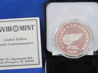 1997 Enviromint Detroit Red Wings.  999 Silver T0926l photo