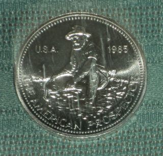 One Troy Ounce.  999 Fine Silver 1985 