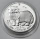 Isle Of Man Persian 1989 Crown Cat 1 Troy Oz.  999 Silver Proof Coin Pobjoy Silver photo 1