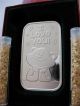 1 - Oz Pure Silver.  999 Art Bar To Cute Teddy Bear I Love You Mothers Day Gift+gold Silver photo 2