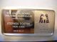 Coinhunters - 100 Greatest Americans Sterling Silver Bar Stephen Foster Silver photo 1