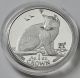 Isle Of Man York Alley 1990 Crown Cat 1 Oz.  999 Silver Proof Coin Pobjoy Silver photo 1
