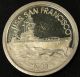 . 999 Silver Coin 24kgold Wwii Dec 7 1941 Pearl Harbor Uss San Francisco Sf4t Silver photo 1