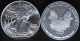 2 Oz Silver Round -.  999 Fine Silver Art Bar / Round Two Ounce Troy Silver photo 1