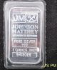 1 Johnson Mathey One Ounce.  999 Fine Silver Bar In Wrapping Silver photo 1