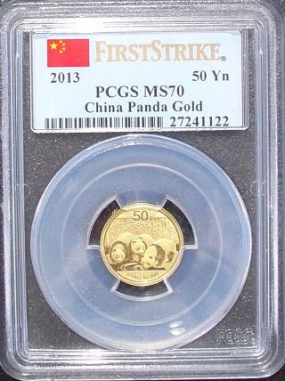 2013 Pcgs Ms 70 China Gold Panda 