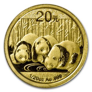 2013 1/20 Ounce Chinese Gold Panda Coin photo