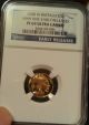 2008 - W American Buffalo $5 Gold.  9999 Fine Pf69 Uc Early Release Gold photo 2
