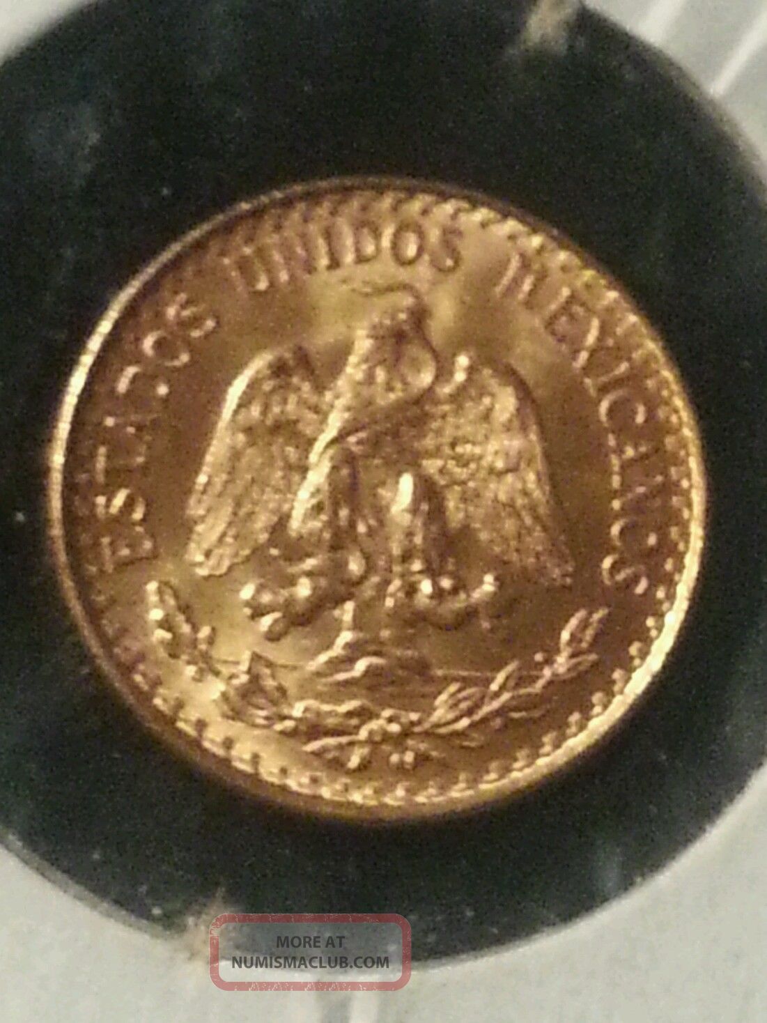 2 Peso Mexican Gold Bullion Coin 1945 Uncirculated 900 Fine Gold 0482 2-peso-mexican-gold-bullion-coin-1945-uncirculated-900-fine-gold-0482
