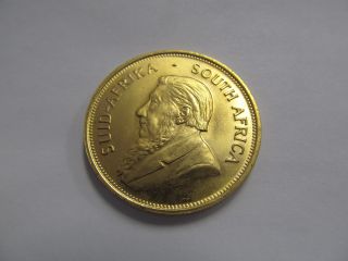 1975 South African Krugerrand 1oz.  999 Fine Gold Coin Bullion photo