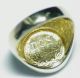 14kt Solid Gold Dos Pesos Bullion Coin Ring No Scrap 7.  54gm Retro Vintage Estate Gold photo 4