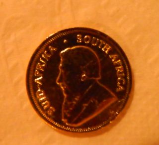 1982 South Africa Krugerrand 1/4 Oz Quarter Ounce Fine Gold Bullion Coin photo