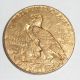 1929 $2 1/2 Indian Head Gold Coin Qtr Eagle Rare In Au/bu Gold photo 1
