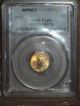 2013 1/10 Oz Gold Eagle $5 Coin - Ms - 70 Pcgs - Dual Cert Apmex / Pcgs Gold photo 1