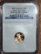 2007 W 1/10 Oz Gold Eagle $5 Coin Ngc Pf69 Ultra Cameo Early Releases Gold photo 2