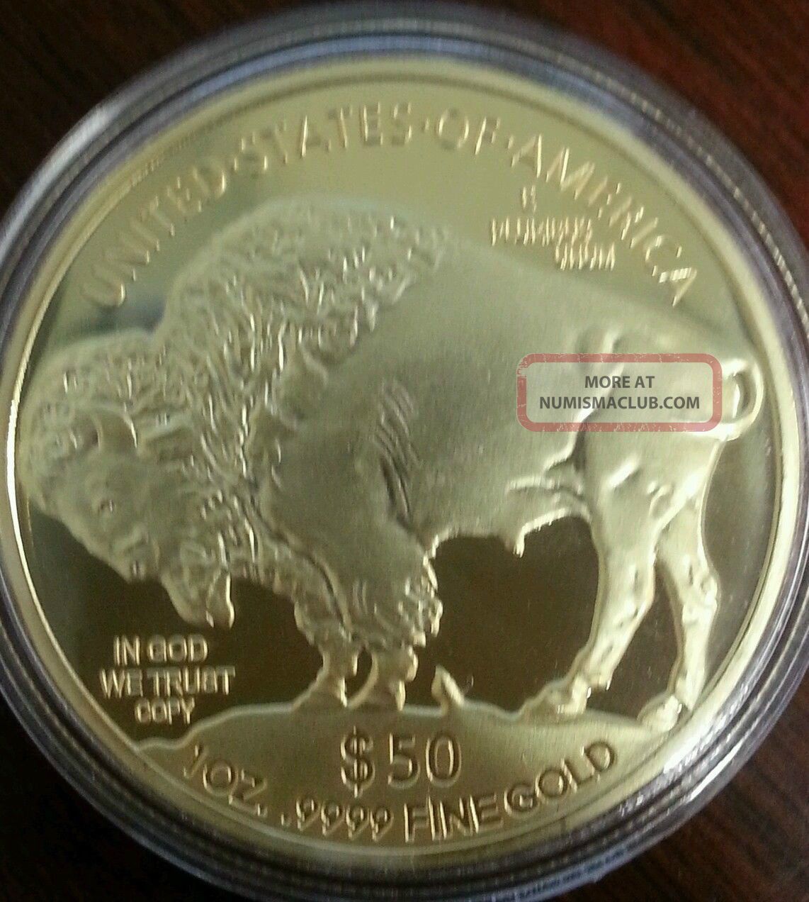 $50 Amercian Buffalo Gold Coin 1 Oz. 9999 Fine Gold 2014