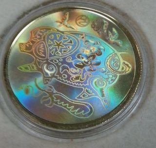 2007 Canadian Lunar Gold Hologram Coin photo