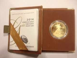 2014 American Eagle One Ounce Gold Proof Coin photo
