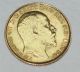 Gold Half Sovereign Coin 1908 - 22ct Gold - Melbourne Australia photo 1