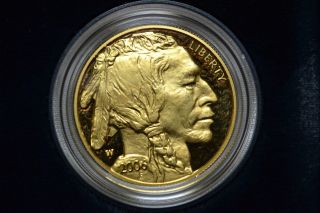 2006 W Gold Buffalo - Proof - 1 Oz - All Packaging & 1026 photo