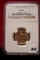 1986 Gold Eagle G$10 Ngc Brown Label Ms69 Gold photo 4