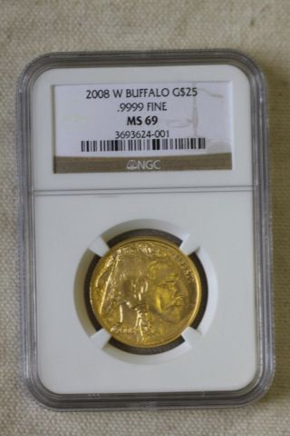 2008 W Gold Buffalo $25 photo