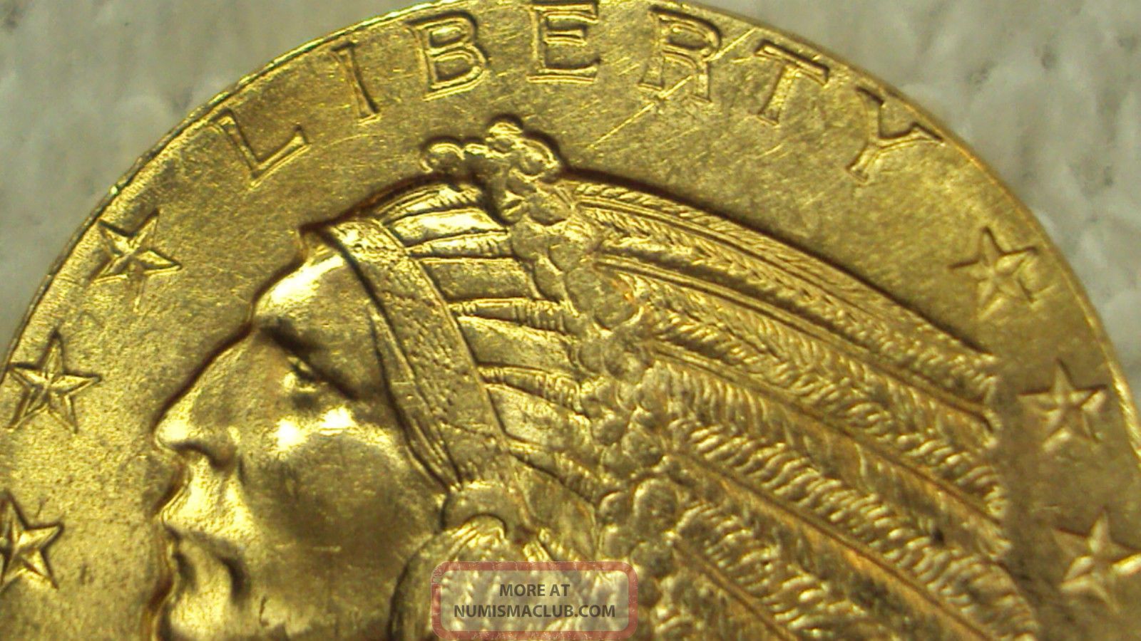 Coinhunters - 1913 Indian Head $5 Gold Half Eagle - State