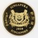 Rare 2010 Singapore $200 5oz.  9999 Gold 