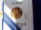 Mcmcxi 1991 P Proof 1/10th Gold Eagle Roman Numeral Date W/c.  O.  A.  &box Gold photo 3