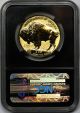 2013 - W Gold Buffalo $50 One - Ounce Reverse Proof Pf 69 Early Releases Ngc Retro Gold photo 1