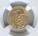 Wow Ms 70 $5 1/10 Ounce Gold American Eagle First Release Ngc Certified Gold photo 2