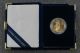 1999 - W American Gold Eagle One - Half 1/2 Ounce Proof Bullion Coin Case & Gold photo 3