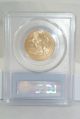 2004 Gold American Eagle 1/2 Oz Pcgs Ms70 Slabbed $25 Gold Coin.  9999 Gold photo 2