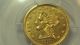 Coinhunters - 1873 Liberty Head $2 - 1/2 Gold Qtr Eagle - Pcgs Au,  Details - Damage Gold photo 2