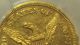 Coinhunters - 1873 Liberty Head $2 - 1/2 Gold Qtr Eagle - Pcgs Au,  Details - Damage Gold photo 7