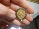 Outstanding 1915 Indian $5 Gold Piece Coin 14k Pendant 24 