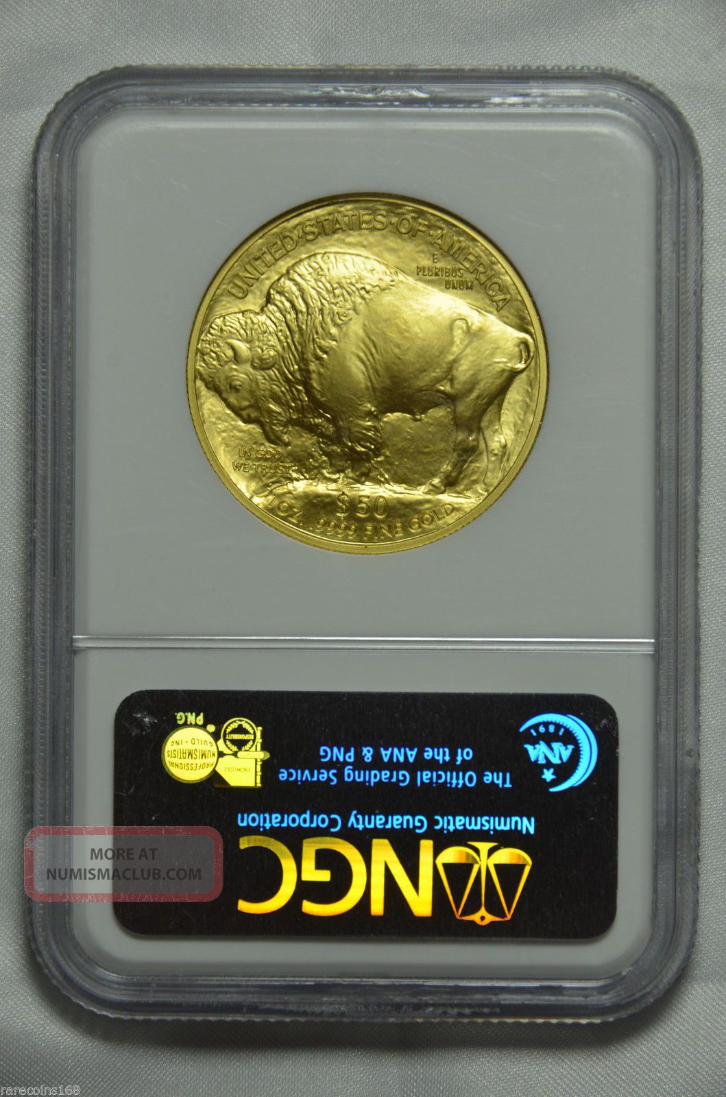 2008 W $50 Ms70 Gold Buffalo 1oz Ngc Ms70 Early Releases