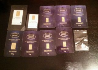 11 & 3/10 Grams Of 999.  9 24k Gold Lmba Certified With Serial Numbers photo