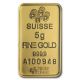 5 Gram Gram Pamp Suisse Fortuna 999.  9 Gold Bar Gold photo 3