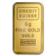 Gold 5 Gram Pure.  999 Statue Of Liberty Gold Bar Credit Suisse $9.  99 Gold photo 1