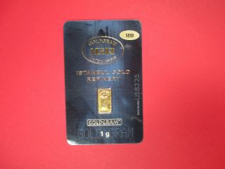 1 Gram Gold Bullion In Assay - Istanbul Gold Refinery. . .  Seed photo