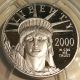 2000 - W Platinum Eagle $50 Pcgs Pr69 Dcam Statue Of Liberty 1/2 Oz Platinum photo 1